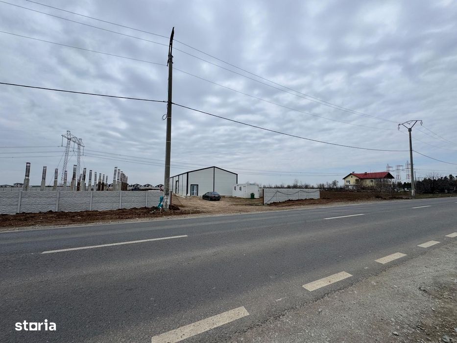 Hala stradal DN4 Frumusani + Spatiu Birou Parcare