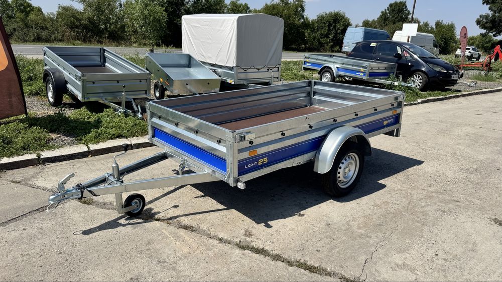 Remorca auto Vesta 250x135x38cm 750kg cat B  Rabatabila