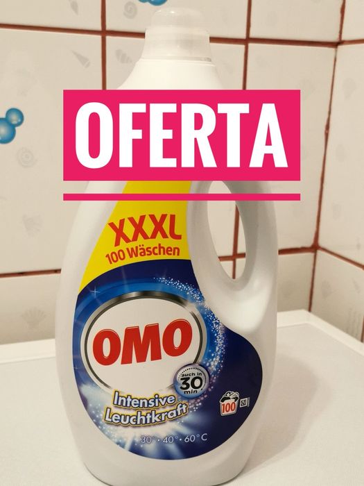 OFERTA! Detergent lichid OMO Intensive automat, 5 litri, 100 spalari