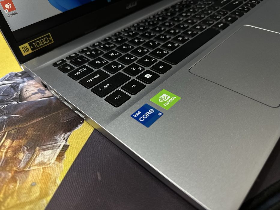 Мощный офисный ноутбук Acer Aspire i5-1235U MX550