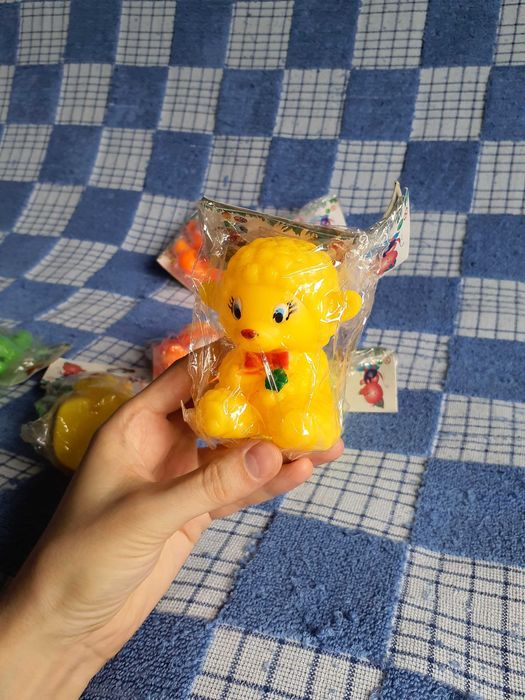 Новые резиновые игрушки для купания и развития / Пищалки