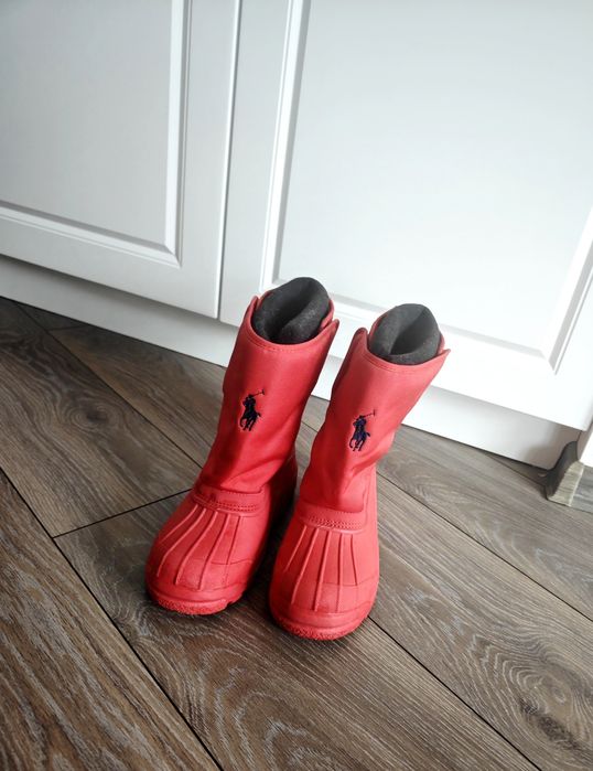 Нови RALPH LAUREN апрески ботуши червени