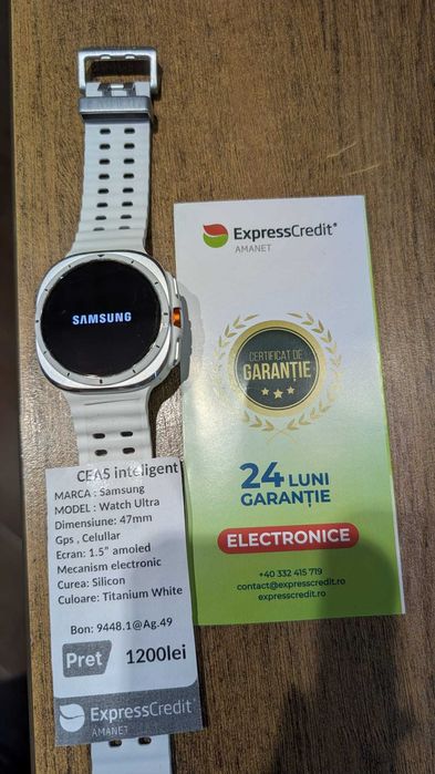 Samsung Watch Ultra (AG42 B.9448.1.49) GARANTIE 24 LUNI