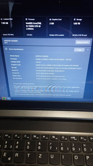 Лаптоп Lenovo IdeaPad 310 - 15iKB