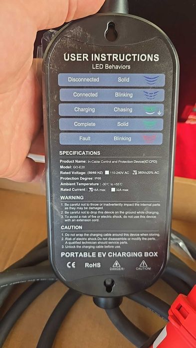 Чисто нова зарядна станция за автомобл 11kw трифазна