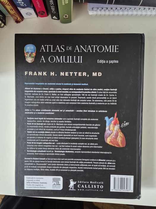 Atlas de Anatomie a Omului Frank Netter Ediția a 7-a