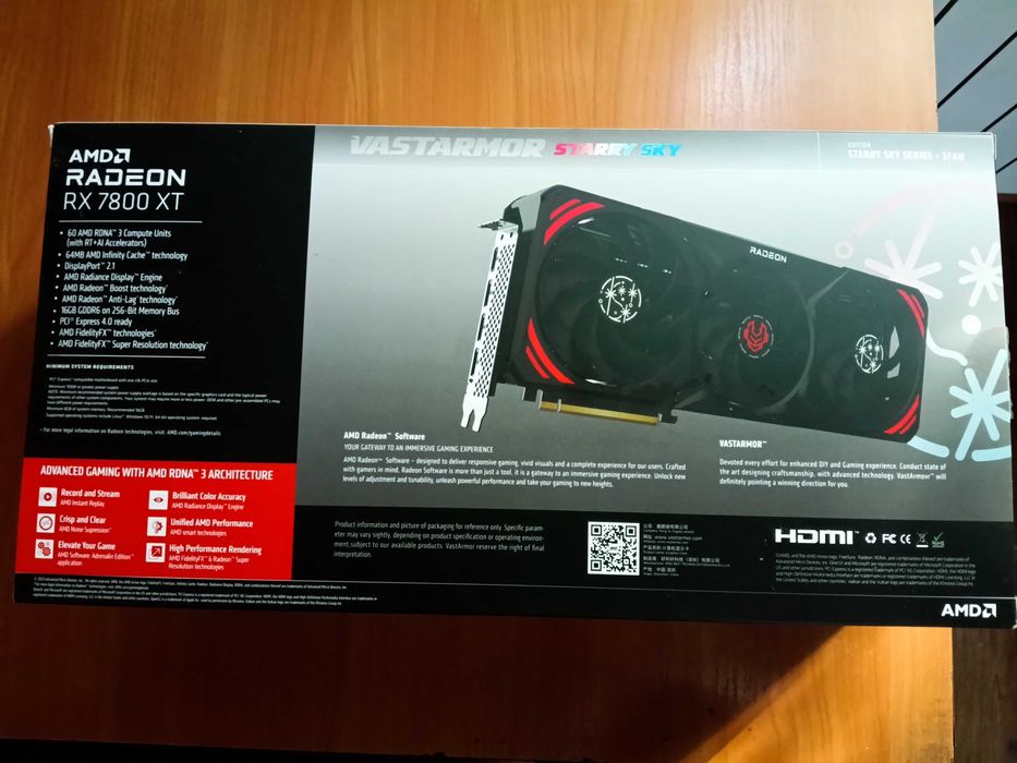 Видеокарта RX7800XT 16GB для ультра 2к