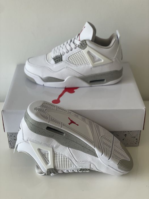 Jordan 4 Retro Oreo White GS Grey 1 High Air Max More Uptempo