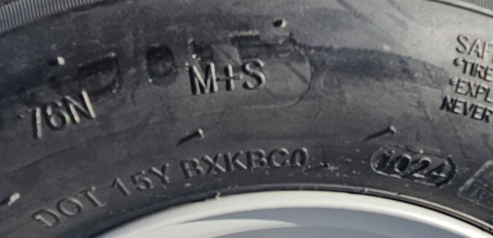 Roata completa remorca 4.50-10 Anvelopa JOURNEY M+S pe Janta 3.5x10