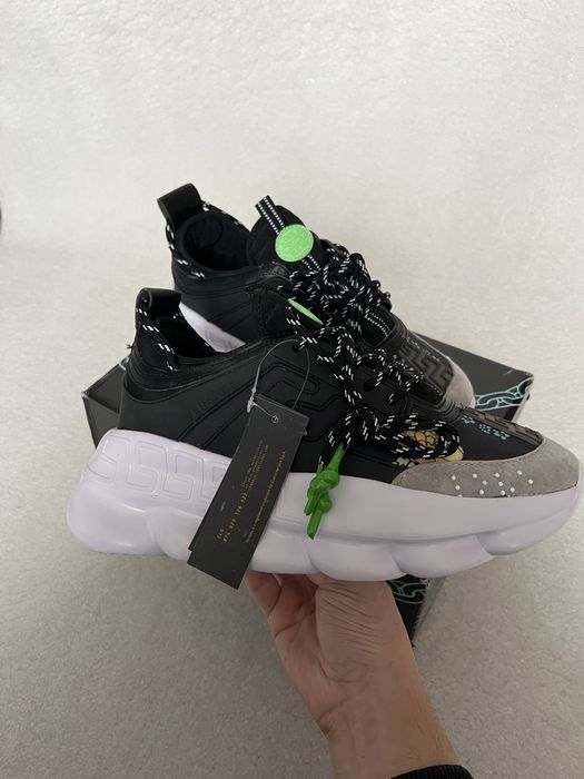 Versace Chain Reaction Black/ Grey/ White 42