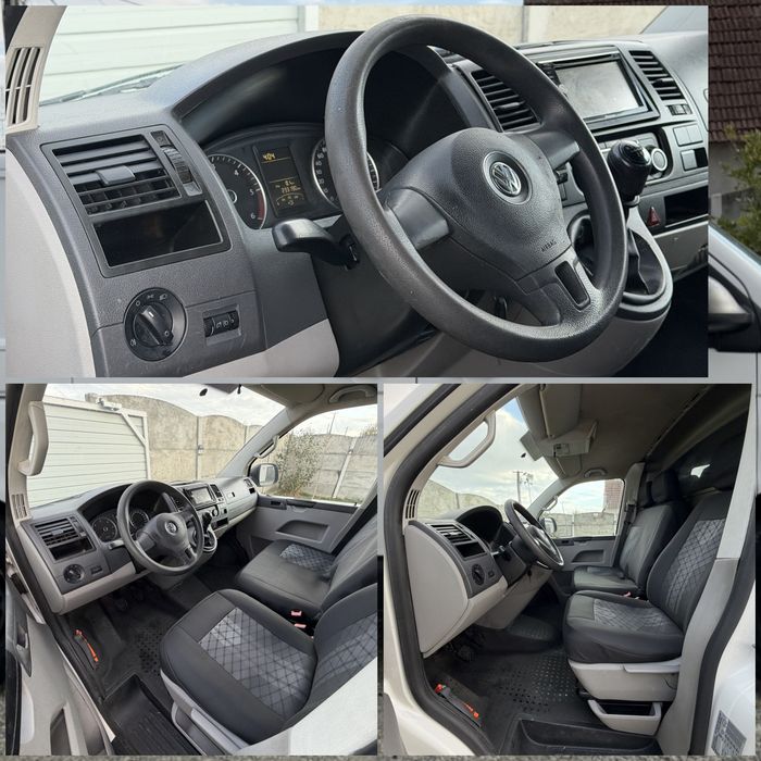Volkswagen Transporter T5 - Facelift - Lung / Scurt - 3 L + Marfa - 2.0 TDI - Euro 5 - Navigatie - A/C - Senzori parcare -Pilot automat -Computer bord