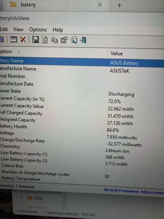 Laptop ASUS X515JA i7-1065G7 16GB RAM 512GB SSD Full HD Baterie 85%