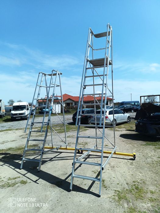 Професионални алуминиеви стълби 2 броя ZARGES 41209 и Zarges 41205