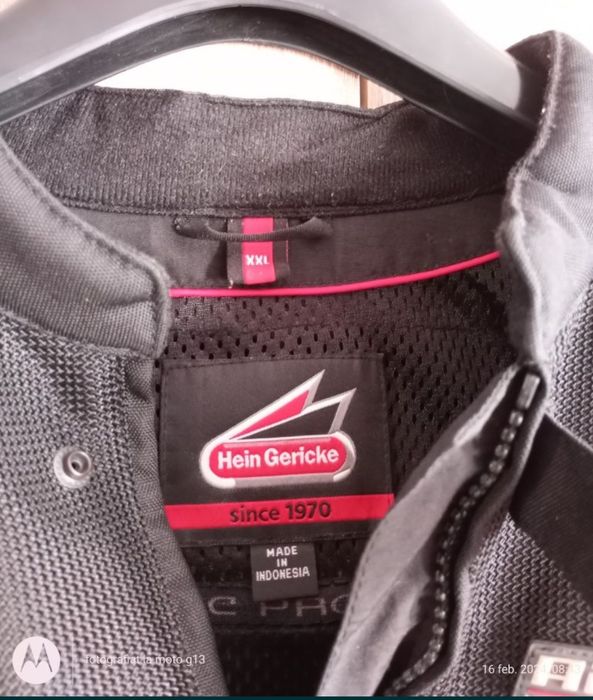 Vând geacă motocicletă Hein Gericke material textil respirabil neagră