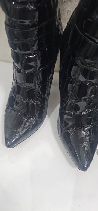 Лаковые сапоги 35