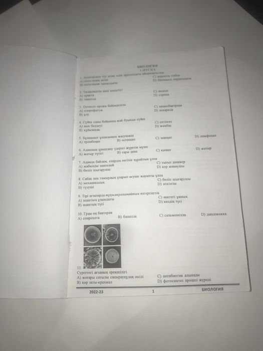 Тест кітапша