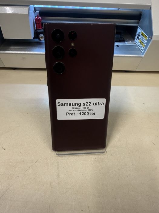 Samsung s22 ultra / 128 gb / 100% baterie / garantie