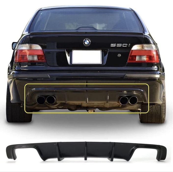 Оребрен дифузьор двоен за Бмв Е39 BMW E39