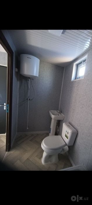 6 metrli konteyner domik ofis san uzel bilan