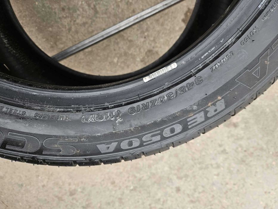 SET 2 Anvelope Vara 345/35 R19 BRIDGESTONE Potenza RE050A Scuderia