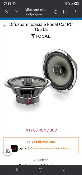Difuzoare Focal Performance 16,5cm