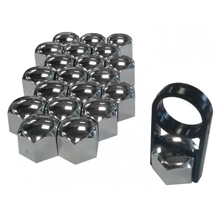 Декоративни капачки за болтове на джантите Versaco 19мм - хром