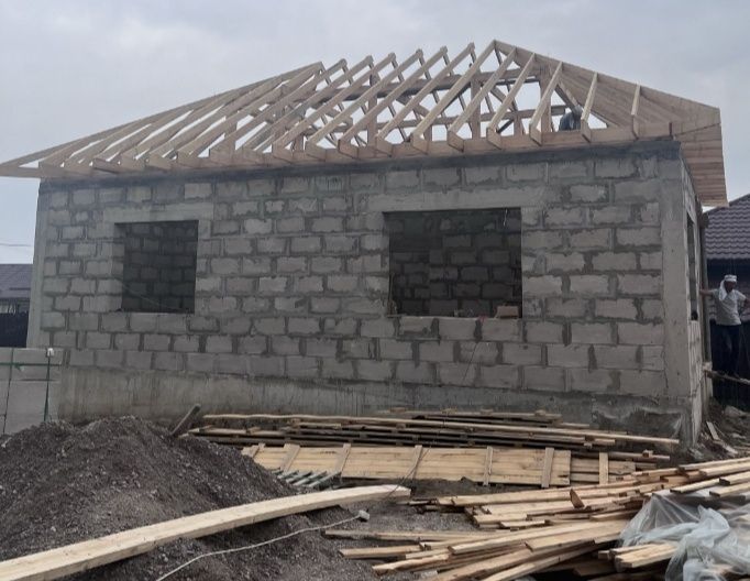 Фундаменттен бастап үйдің төбесіне дейін