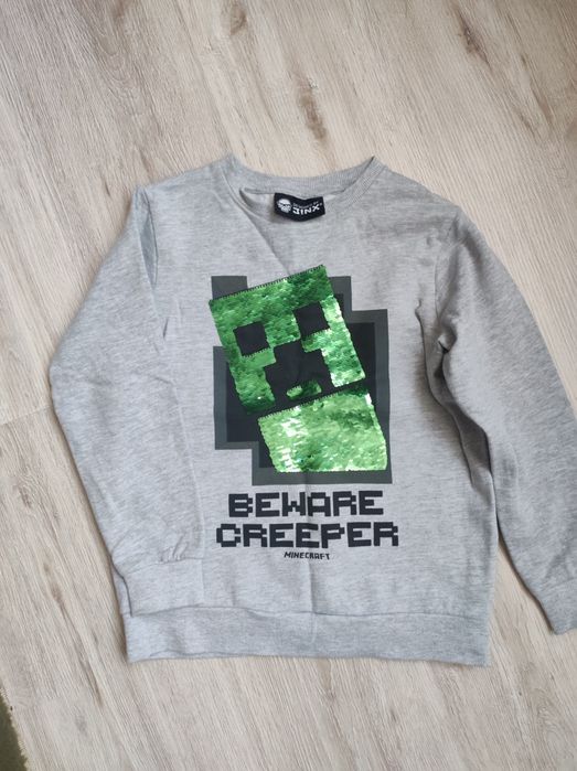 Кофта Майнкрафт с пайетками на 9 лет