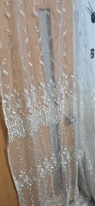 Тюль в зал, спальню (2 штуки)