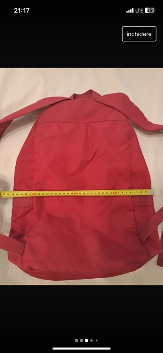 Vând rucsac/ghiozdan roșu