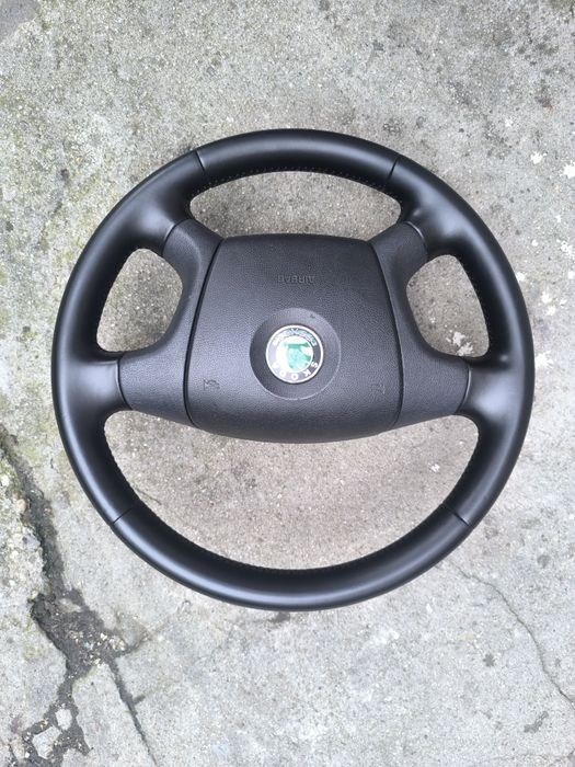 Volan piele original Skoda Octavia 2