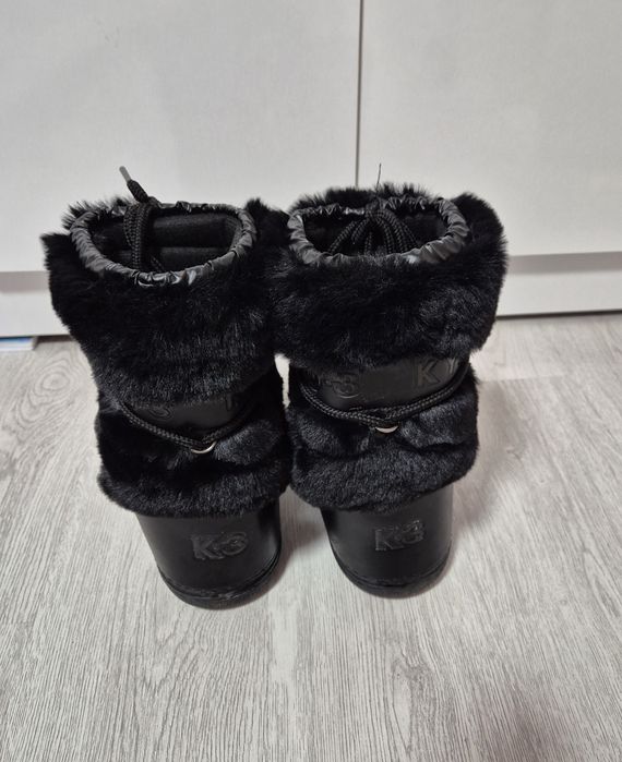 Дамски апрески/ботуши с пух