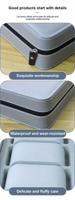 Кожена Кутия за часовници Органайзер Стойка за 6 / 10 бр часовник