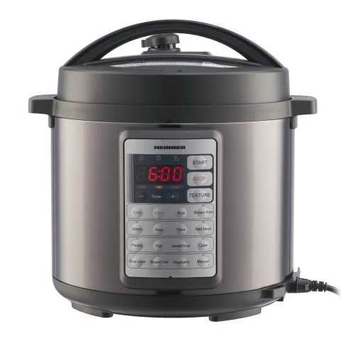 Multicooker cu gatire sub presiune Heinner Alacarte 38BK HPCK-38BK, 1000W, 3.8L, 14 programe, gatire sub presiune, presiune maxima 80 kPa(0.8 bar),etc