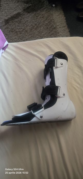 Suport ortopedic pentru glezna, MWAOWM, orteza respirabila, talpa antiderapanta, stanga, marime 41-44