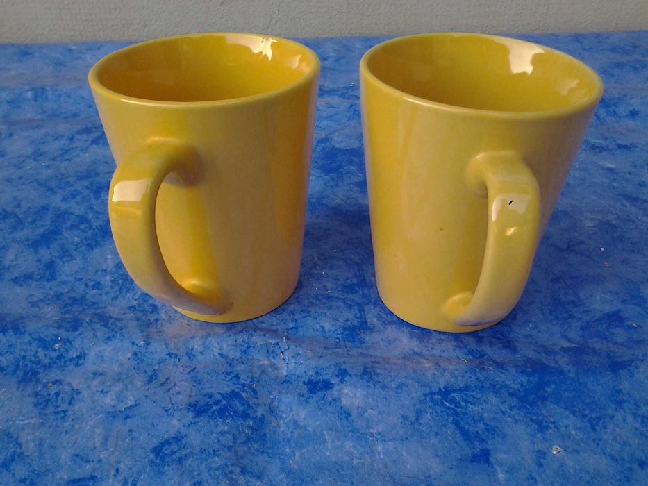 Yellow, set 2 cani cesti cafea si ceai de portelan, 250 ml