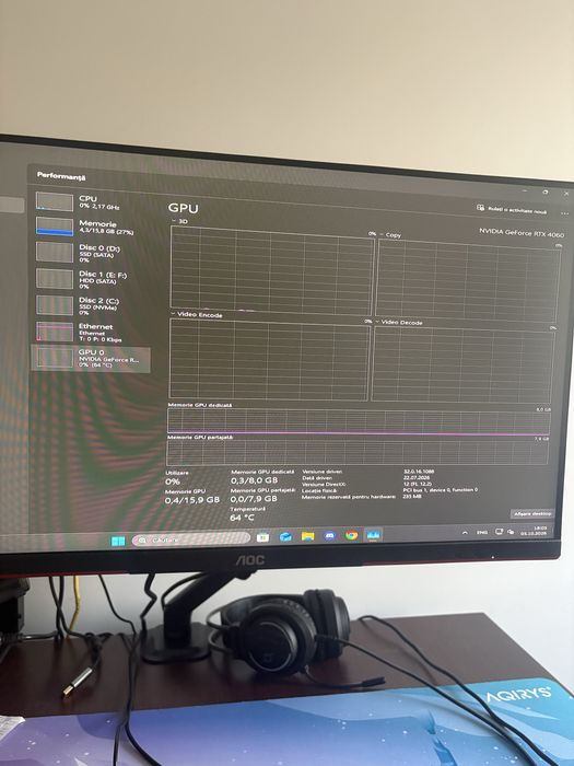 Pc gaming rtx 4060 8gb
