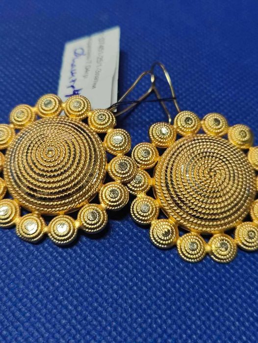 Обеци от 14к Злато 7.04гр.-като нови!