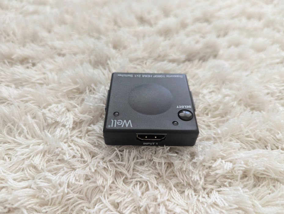 Switch HDMI Well, 3 intrari, FullHD, V1.3, cu telecomanda