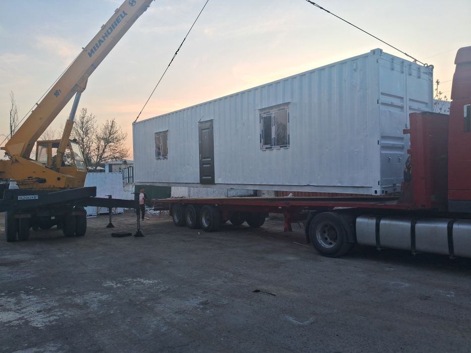Контейнер  домик жилые Для рабочих Kantener Magazin Ofis Dala Do'kon