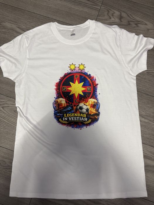 Tricou barbati FCSB M alb