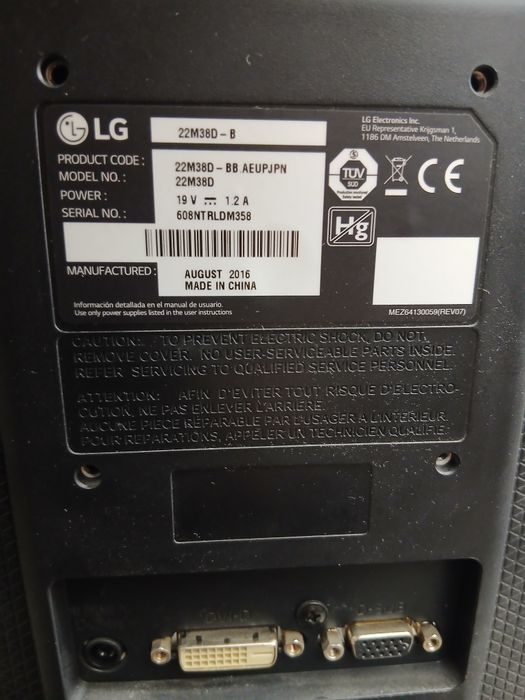 Monitor 22" Full HD