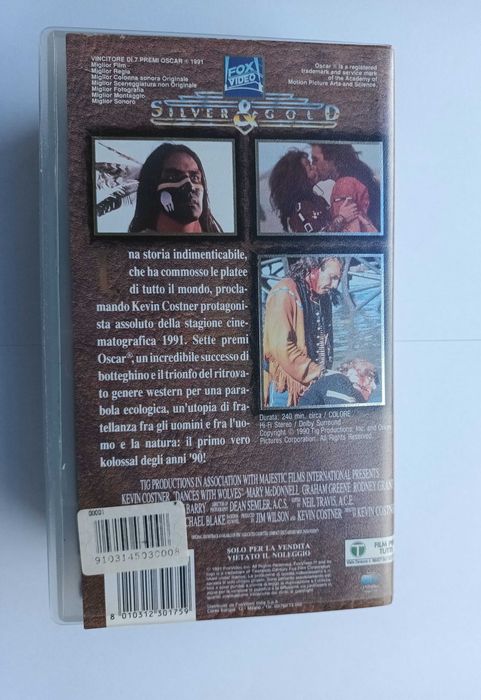 Casete vhs  filme western