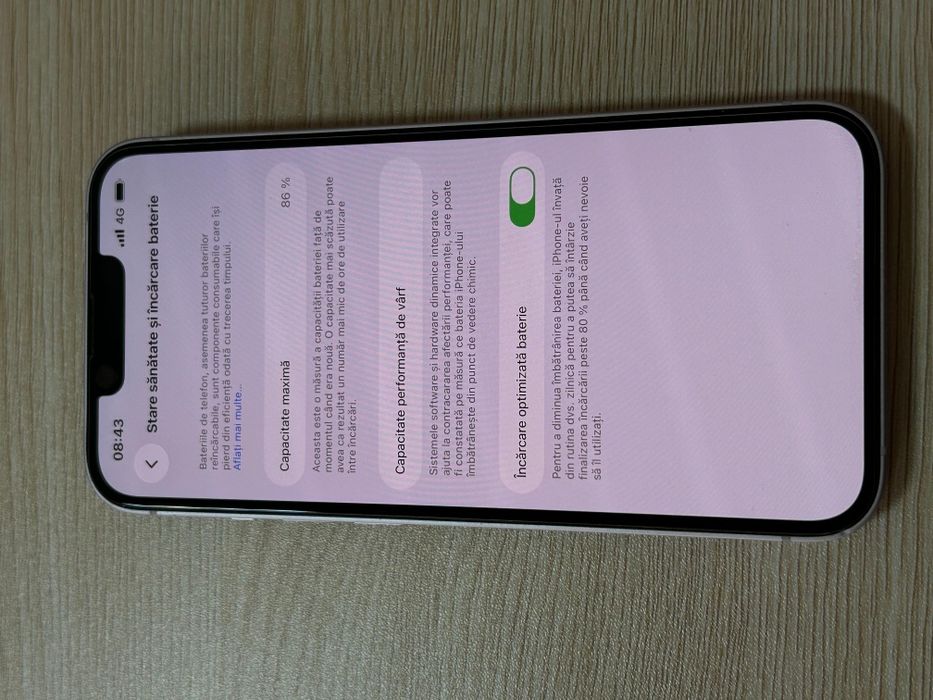Iphone 14 mov deschis stare perfecta