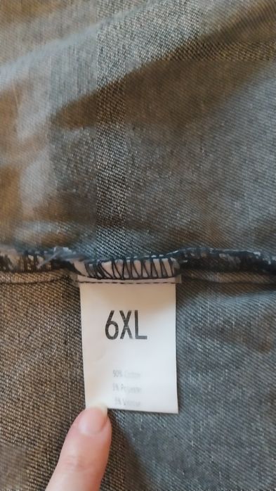 Нов дънков мъжки елек, размер гигант