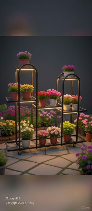 Полка. Стелаж. Подставка.  Для цветов. Гуллар учун