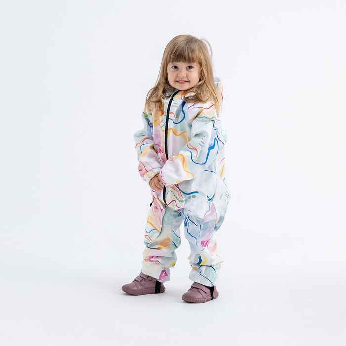 Costum Softshell schi/ sanie Pastel copii - produs resigilat Decathlon