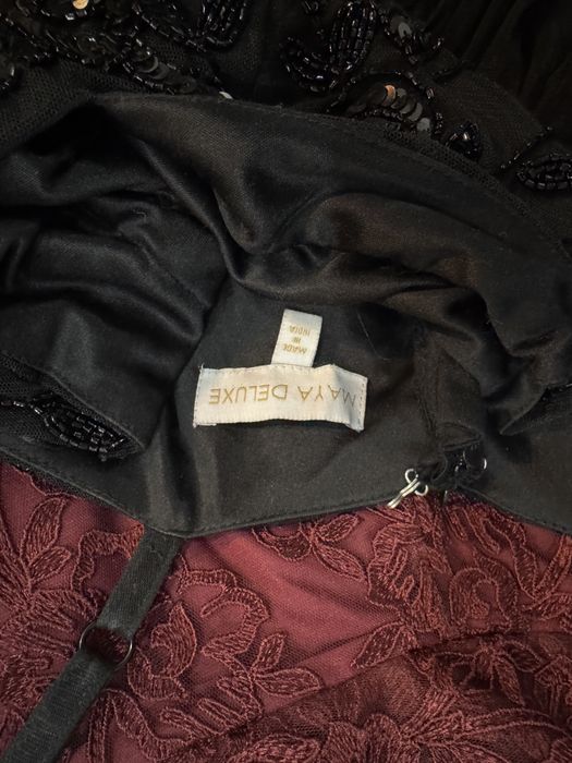 Черна бална рокля с пайети, гетсби стил