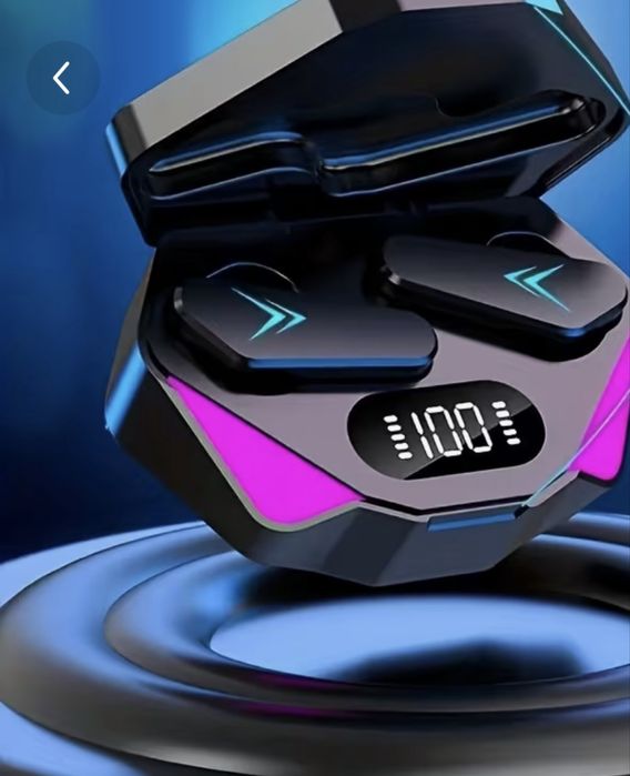 Căști Bluetooth wireless noi, afișaj LED, touch