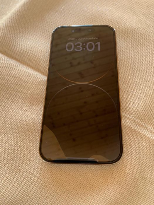 Iphone 14 Pro gold telefon personal impecabil si perfect functional